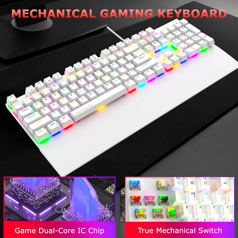Ant Esports USB Mechanical Gaming Keyboard MK4100 RGB view 3